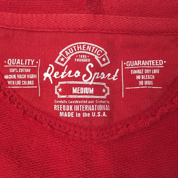 Reebok Vintage New England Patriots Short Sleeve Hooded Zip Up - Picture 4 of 6